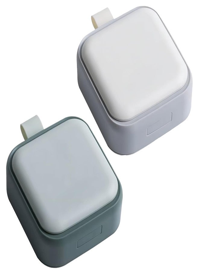 PRIME PICK مجموعة علب تنظيم الأدوية Prime Pick (قطعتان) - علبة أدوية صغيرة الحجم ومريحة بأربعة أقسام، مزودة بقفل بزر ضغط، وختم مزدوج مانع للتسرب، وخفيفة الوزن، مصنوعة من مادة البولي بروبيلين الآمنة، وتناسب الجيوب والحقائب. - Image 1